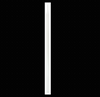 Hollow Glass Friction Rod 12 Inch Sealed End for Static Electricity Experiments
