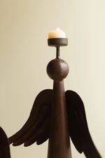 Rustic Iron Angel Candle Holders 19.5 in Set of 3 For Seasonal Decor Brand