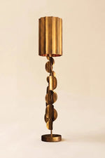 43.5 in Metal Table Lamp With Antique Gold Finish For Home Decor Brand