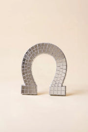 Disco Mirror Horseshoe 6 in Small Wall Art Decorative Accent Brand