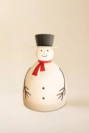 22.5 in Metal Snowman Painted Christmas Decorative Sculpture Brand