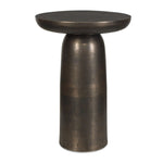 Uttermost Joppa Outdoor Accent Table-Sandy Texture, Organic Shape in Golden Dark Bronze