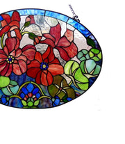 floral tiffany window art