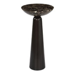 Uttermost Hastings Accent Table-Elegant Brown Marble and Dark Bronze for Modern Space