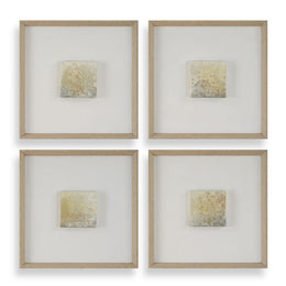 Uttermost Now & Then Wall Art – 4-Piece Abstract Canvas Set
