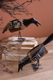 crow sculptures