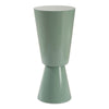 Uttermost 50071 Sabetha High Gloss Drink Table in Sea Foam Green Sculptural Design