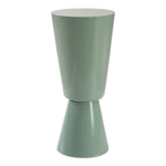 Uttermost 50071 Sabetha High Gloss Drink Table in Sea Foam Green Sculptural Design
