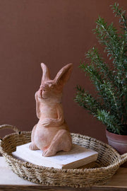 rustic bunny decor