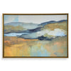 Uttermost Folded Hills Framed Canvas – Abstract Landscape Wall Art 38"x26"