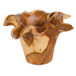 Uttermost 17134 Stunning Teak Flow Outdoor Bowl Crafted from Natural Handcarved Teak Wood