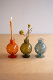 multicolor candle holders