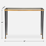 Uttermost 50084 Stiletto Antique Gold Console Table
