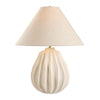 Uttermost Javary Table Lamp – Matte Beige Porcelain and Steel