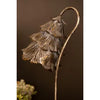 Kalalou Rustic Metal Flower Table Lamp Silver Distressed 36"H
