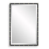 Matte Black and Brass Industrial Mirror for Bathroom – 35.875” x 24” by Uttermost