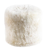 Indoor Natural Icelandic Shearling Tuffet Pumice – 17" D x 18" H By Auskin