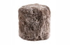 Nordic Shearling Tuffet – Unique Clipped Sheepskin – Indoor Accent Piece
