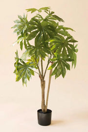 Tall artificial tropical plant