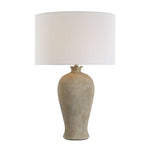 Torres Table Lamp 30"H – Textured Ceramic Neutral Brown Traditional Accent Lamp By Uttermost