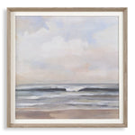 Uttermost Haze Framed Print – 41x41 Inch Abstract Wall Art in Muted Tones with Modern Frame, Square Contemporary Decor