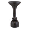 Uttermost 50067 Gambit Hourglass Accent Table in Black Mango Wood with Sculpted Chess Inspired Base