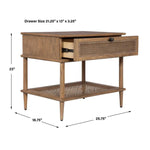 Cottage style wood accent table
