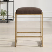 Uttermost 23419 Atticus Gold Counter Stool