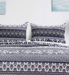 Greenland Home Fashions Native Indigo Sham Reversible Tropical Tiki Pillow Cover
