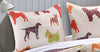 Greenland Home Fashions Baxter Multi Pillow Dog Print Quilted Cotton Reversible Sham