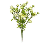 Vickerman FQ190204 18" Artificial Light Green Ranunculus Bush.