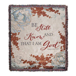 Woven Tapestry Throw– Extravagant Love Christian Theme by Manual Woodworkers