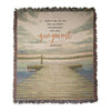 Give You Rest 50x60 Inch Tapestry Throw – Soothing Cotton Home Accent