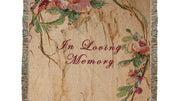 In Loving Memory Rose Tapestry Throw – 50
