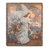 Romantic Angel Tapestry Throw Blanket – Angel of Love 50x60 Inch Cotton