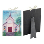 Faith-Based Ceramic Plaque His Dwelling Place 8 inch by Manual Woodworkers