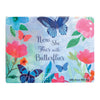 Butterfly Ceramic Inspirational Plaque