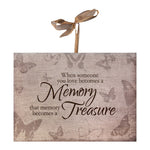 Memory Verse Ceramic Wall Plaque 8 inch by Manual Woodworkers