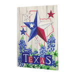 Metal Wall Signs Texas Bluebonnet – Set of 2 by Manual Woodworkers