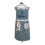 Kids Apron & Hand Towel Set Cotton – Black and White Design by Manual Woodworkers