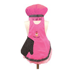Kitchen Apron Set 3 Pack – Lil Cupcake Chef Design by Manual Woodworkers