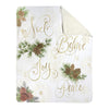 Winter Pine Sherpa Throw