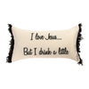 Faith and Humor Decorative Pillow