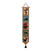 6.75 x 41 Inch Bear Lodge Wall Hanging Bell Pull