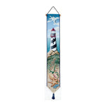 Nautical Bellpull Lighthouse View – 6.75 x 41 by Manual Woodworkers
