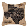 State-Themed Décor Pillow