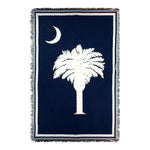 South Carolina State Design Throw Soft 100% Cotton – 46x60 inch by Manual Woodworkers
