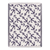 Anchor Navy 48x60 Inch Rayon Decorative Throw Blanket