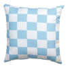 Modern Checkerboard Blue 18x18 Climaweave Pillow