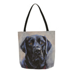 Tote Bag BLACK LAB Design – 18" Polyester by Manual Woodworkers
